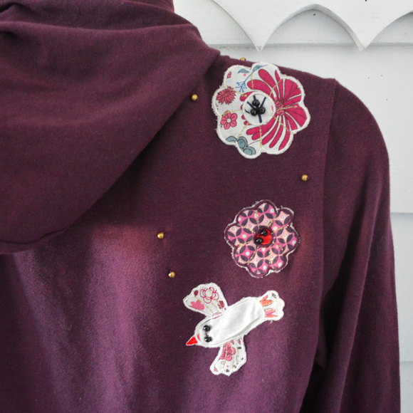 COPY - Anthro Saturday Sunday Magic Birdseed Sweatshirt M - Picture 4 of 7